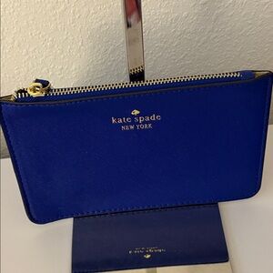 Kate Spade Royal Blue Wristlet